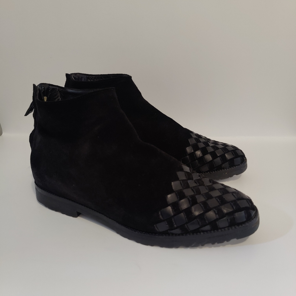 Bottega Veneta Vintage Suede/Leather Ankle Boots